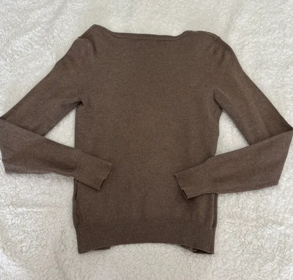 Boutique Brown Cardigan Size XS - Image 3