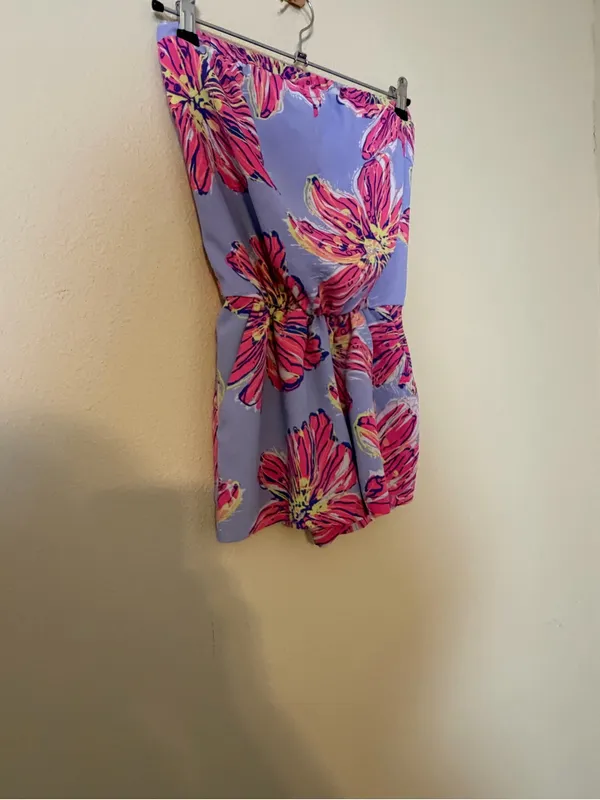 Lilly Pulitzer Ritz Romper‎ Size XXS Dahlia Purple Party Girl - Image 4