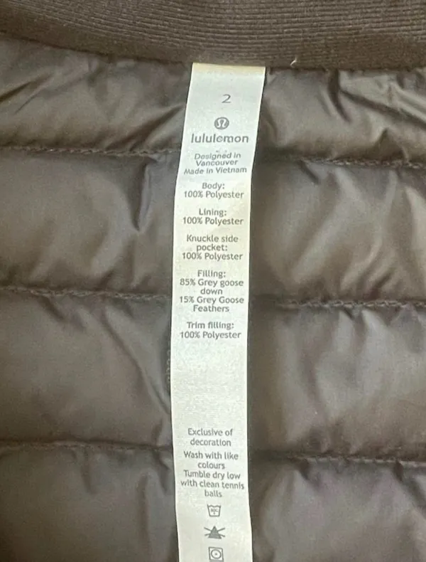 Lululemon Pack It Down Jacket Black - Image 7