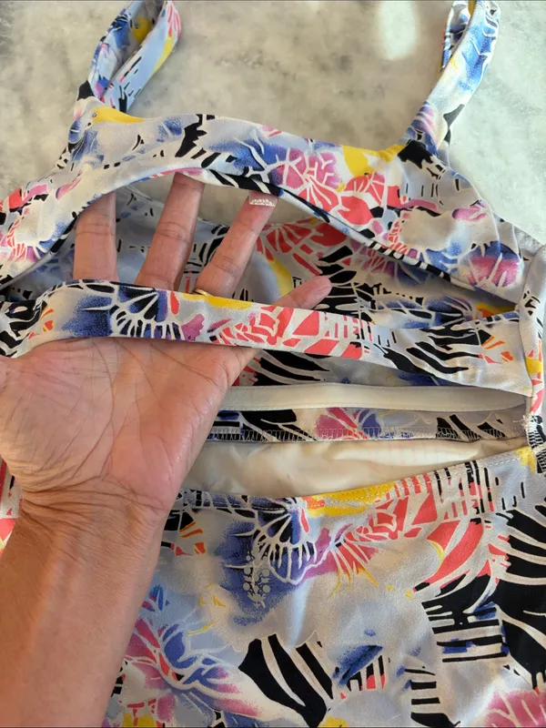 Free People Movement Never Better Multicolor Floral Sports Bra - Image 7