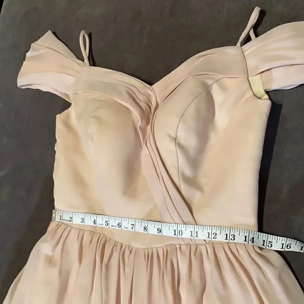 Women’s Chiffon Off the Shoulder Formal Gown Medium NWOT - Image 10