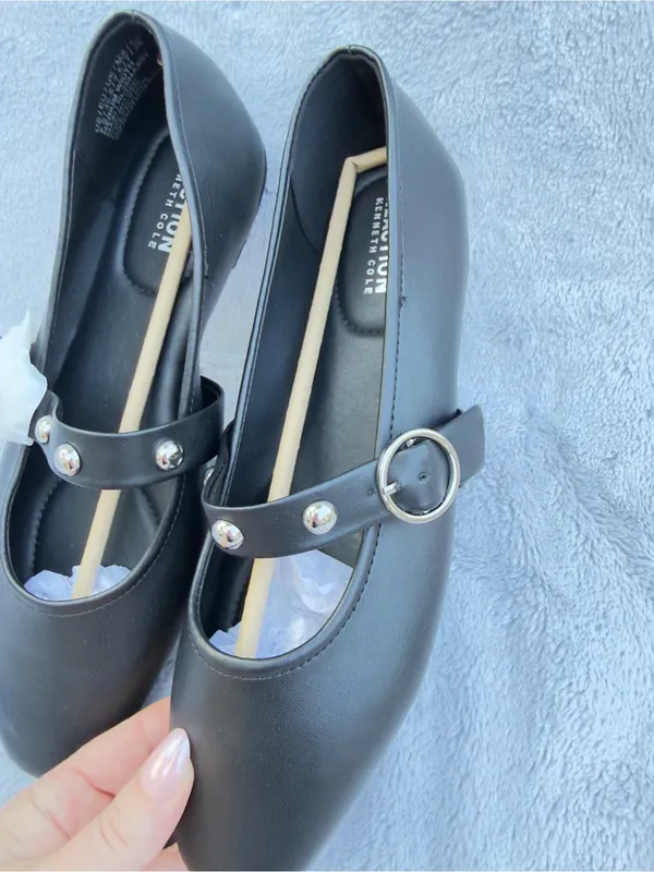 Kenneth Cole Reaction Women's Maxi Mary Jane Black - Size 9.5- New in box - Image 9