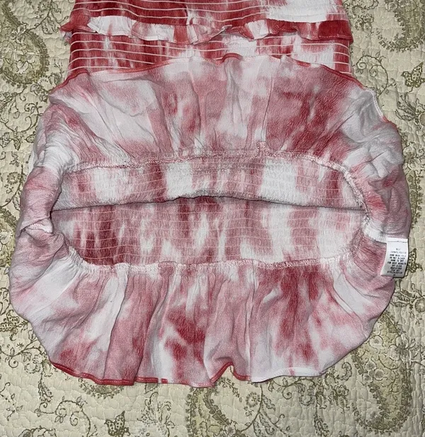 Red Tie-Dye Dress - Image 9