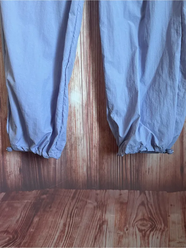 All In Motion Lilac Purple Cargo Windbreaker Parachute Pants Size S - Image 6