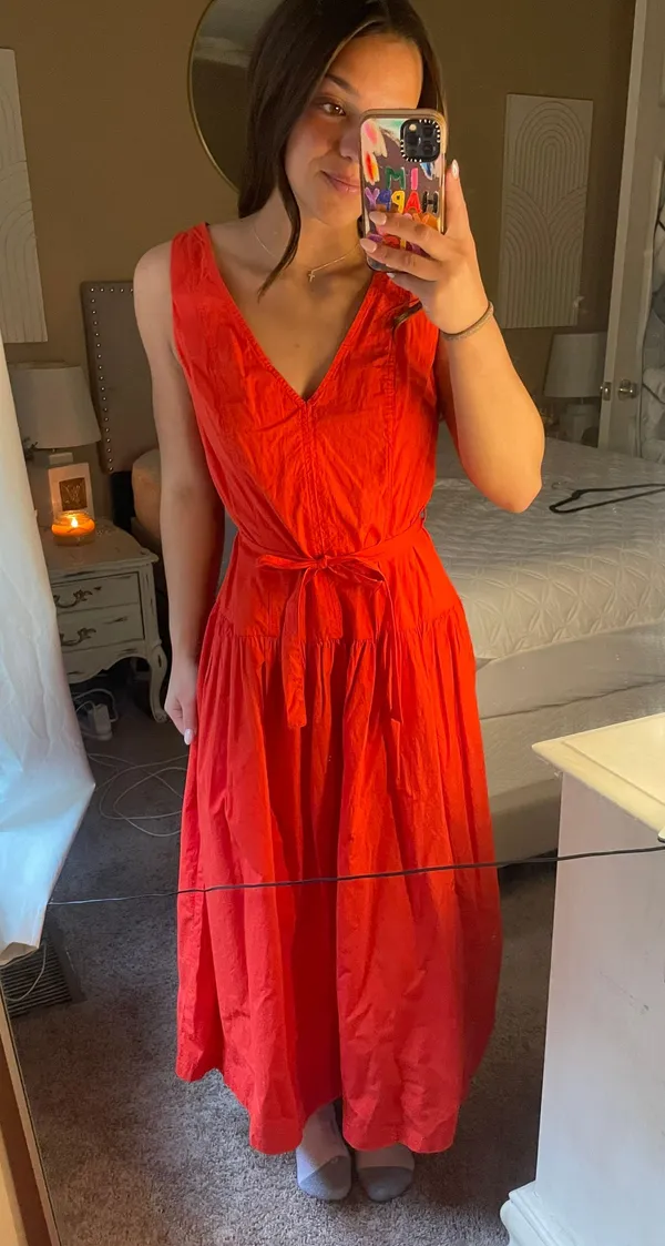 Red Maxi Dress - Image 3