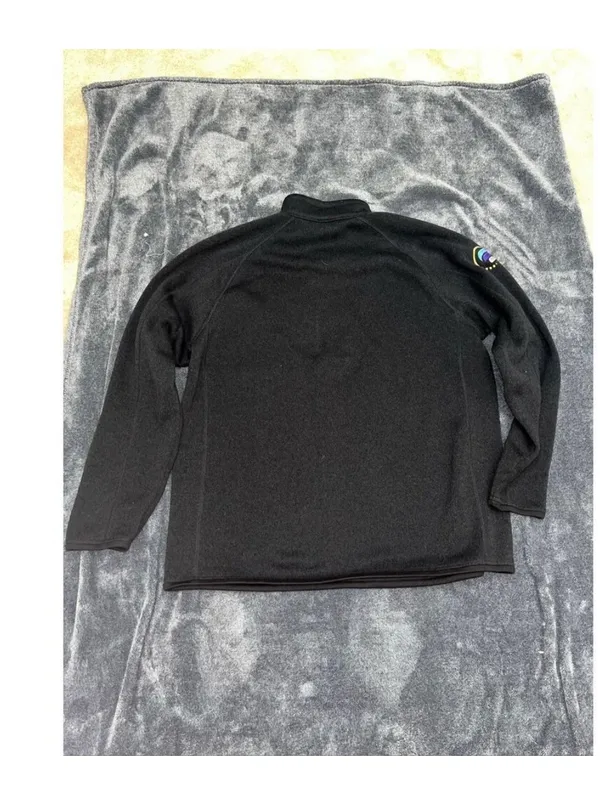 Patagonia Men’s XXL Black 1/4 Zip Fleece Pullover Jacket - Image 3