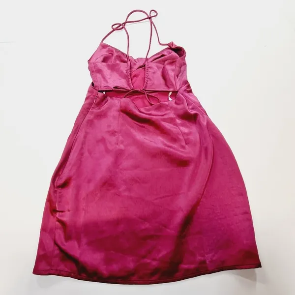 Superdown Julieta Mini Dress in Magenta Medium - Image 12