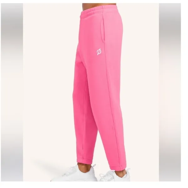 Peloton Cooldown Cotton Fleece Joggers Women's Size XL Pink‎ Athleisure - Image 4