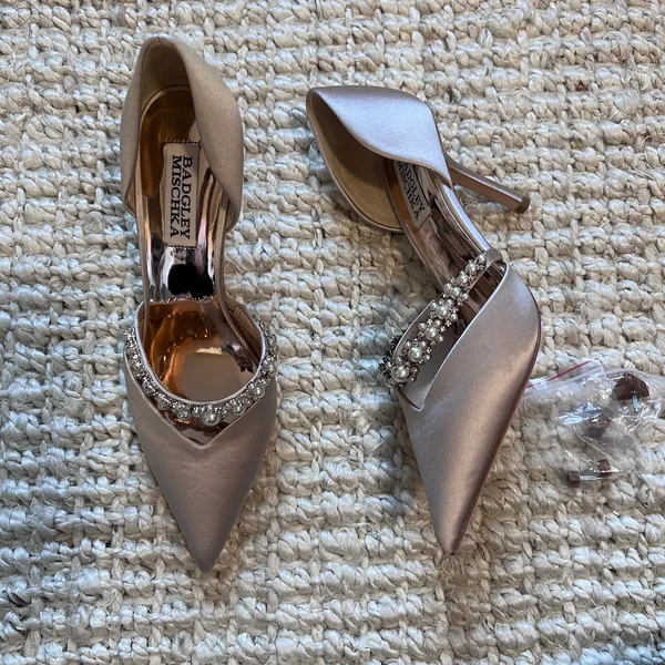 Badgley Mischka Nathalie heel sz 6 - Image 2