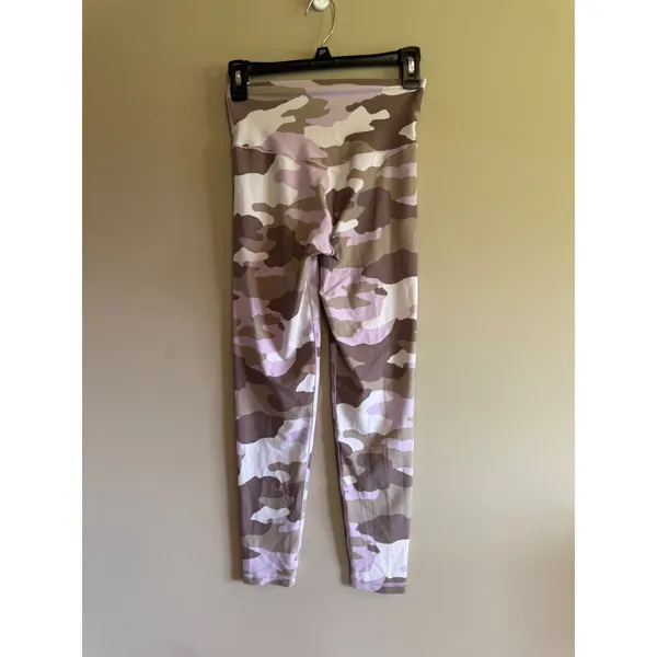 OFFLINE by Aerie Real Me 7/8 Leggings Lavender Camo High Waist Purple Brown M - Image 2