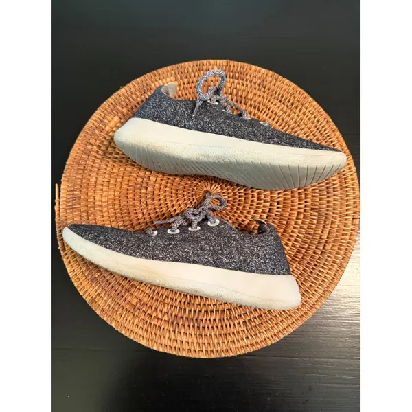 Allbirds Wool‎ Runners Charcoal Grey Heather Merino Wool Sneakers Womens 8 - Image 4