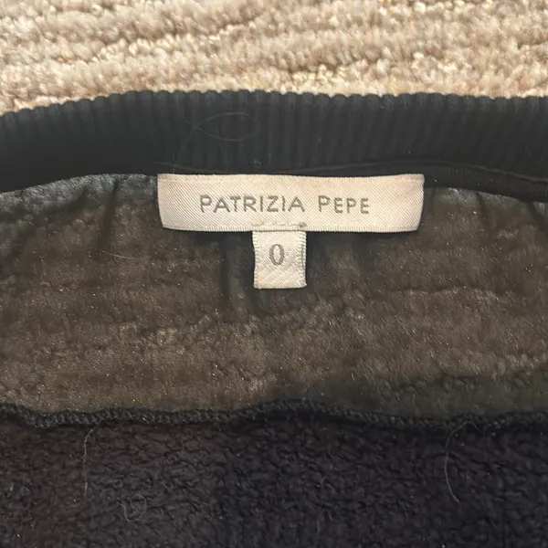 Patrizia Pepe Black Sweater with Multicolor Design Size 0 - Image 6