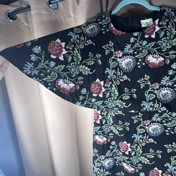 Tuckernuck Midnight Moonflower Leah Cape Dress Floral Flutter Sleeve Midi 4 New - Image 6