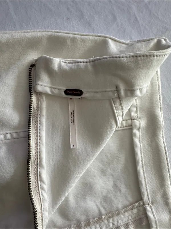 Free People Classic Cream Mini Skirt - Image 6