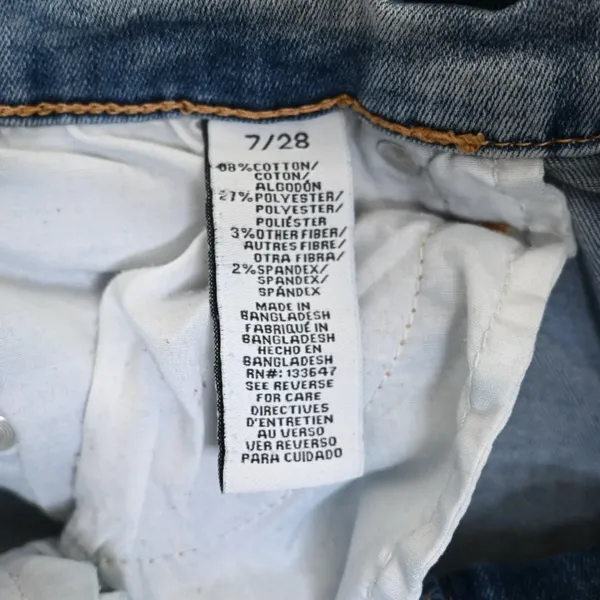Celebrity Pink Womens 7/28 Distressed Flare Jeans - Image 10