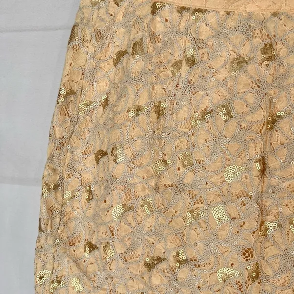 Vero Moda Sequins and Lace Mini Skirt Size 165/68A US 6 - Image 4