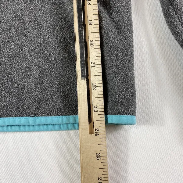 Columbia PFG Jacket Womens Small Gray‎ 1/4 Snap T-Snap Fleece Long Sleeve Ladies - Image 7
