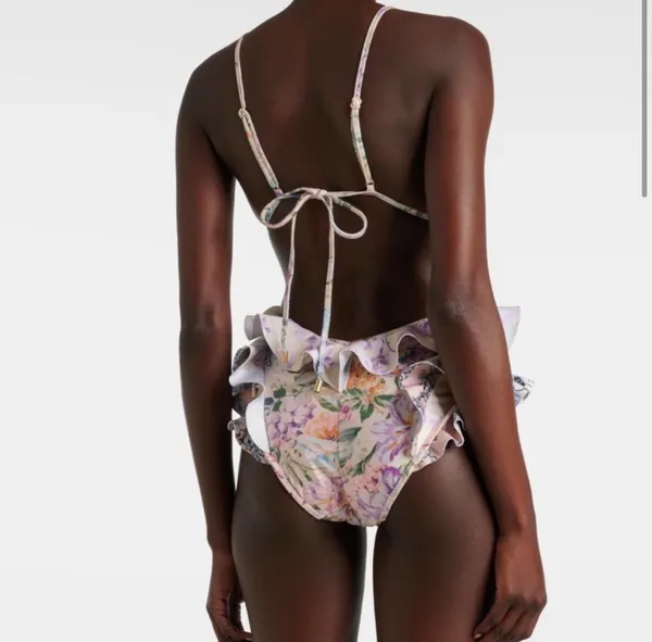 Zimmermann frill swimsuit. S-M - Image 2