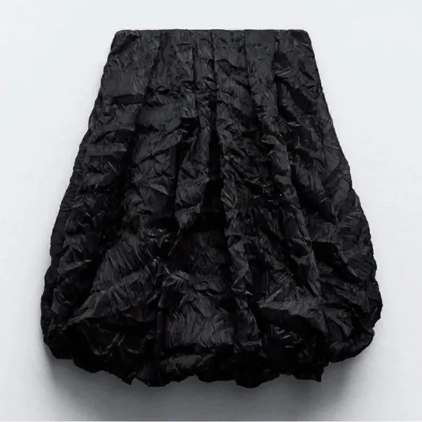 Zara black organza balloon special edition‎ mini dress - Image 5