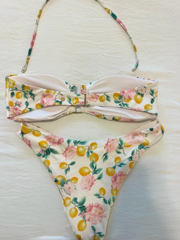 Victoria's Secret Lemon Print Bikini - Image 3