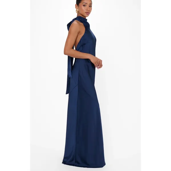 Show Me Your MuMu Lisa Maxi Dress Midnight Navy Size Medium - Image 2
