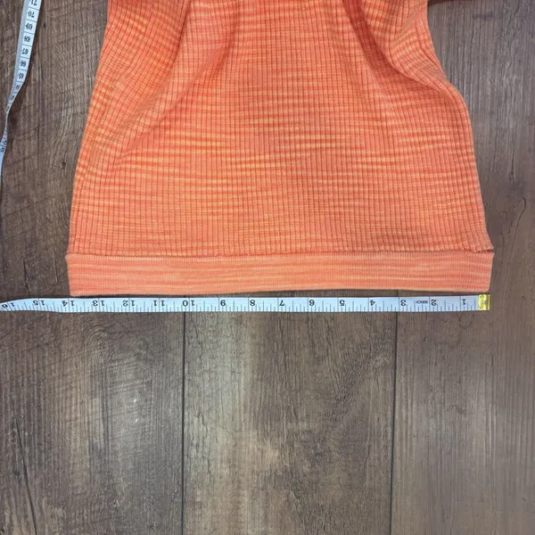 House of Harlow 1960 Coral Orange Side Slit Midi Skirt Women's Size Small Boho - Image 7