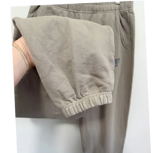ACTA Wear‎ 100% Cotton Everyday Oversized Joggers In Color Moon Size S NWOT - Image 7