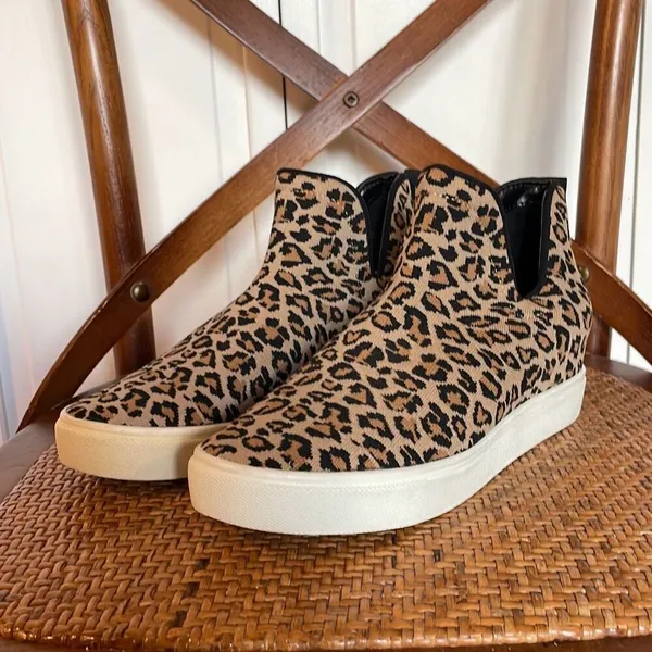 Steve Madden Loxer knit leopard pull on sneaker 8 - Image 2