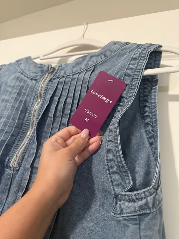 denim romper - Image 3
