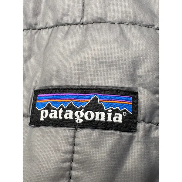 Patagonia Nano Puff Jacket Women Small Gray Quilted Primaloft Insulated Full Zip - Image 6