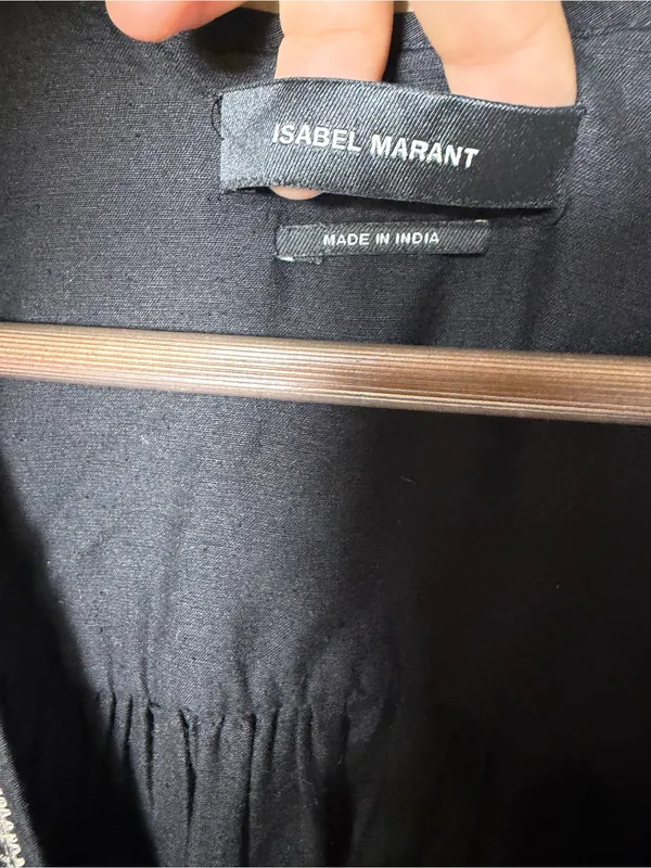 Isabel Marant Curtis Cropped Silk-Bourette Top Size 42/ US Extra Large - Image 8