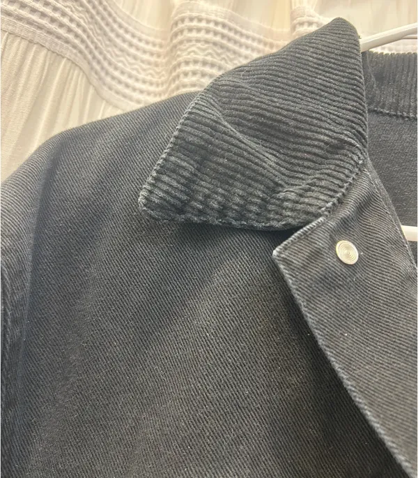 Vintage Black Denim Jacket - Image 3