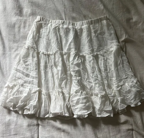 Princess Polly Linen Ruffle Skirt - Image 3