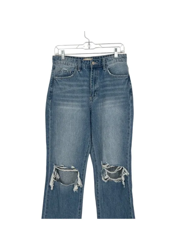 Altar'd State Vervet Distressed High Rise Jeans Size 28 90s Grunge Y2K Casual - Image 2