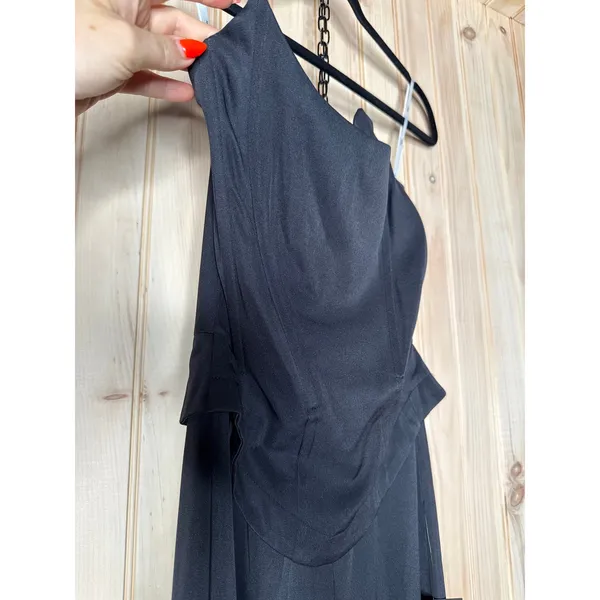 Lulus Jumpsuit Polished Charisma Black Strapless Jumpsuit Tube Extra Large - Image 5