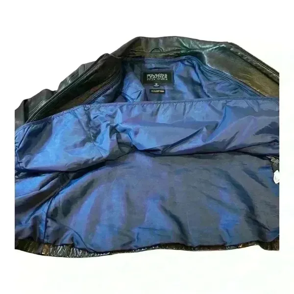 Wilsons Leather Pelle Studio Jacket Women Size Medium Full Zip Black Solid - Image 9