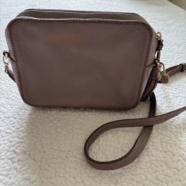 Kate Spade New York Orchard Street Arla Pebbled Leather Crossbody Bag Mauve Plum - Image 5