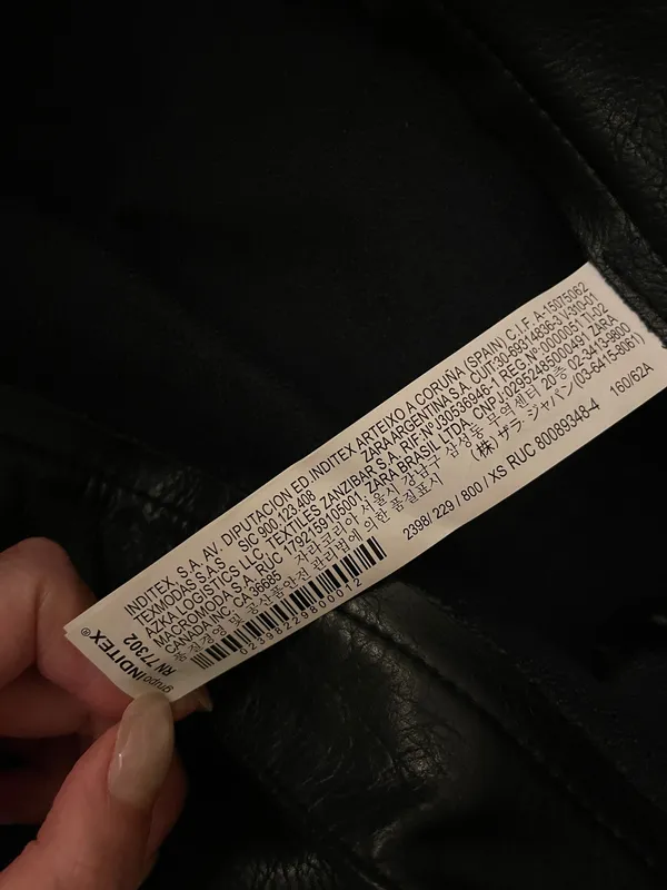 ZARA Faux Leather Skirt - Image 4