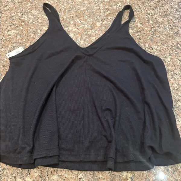 Free‎ People Black Sleeveless Women's Top - Image 2