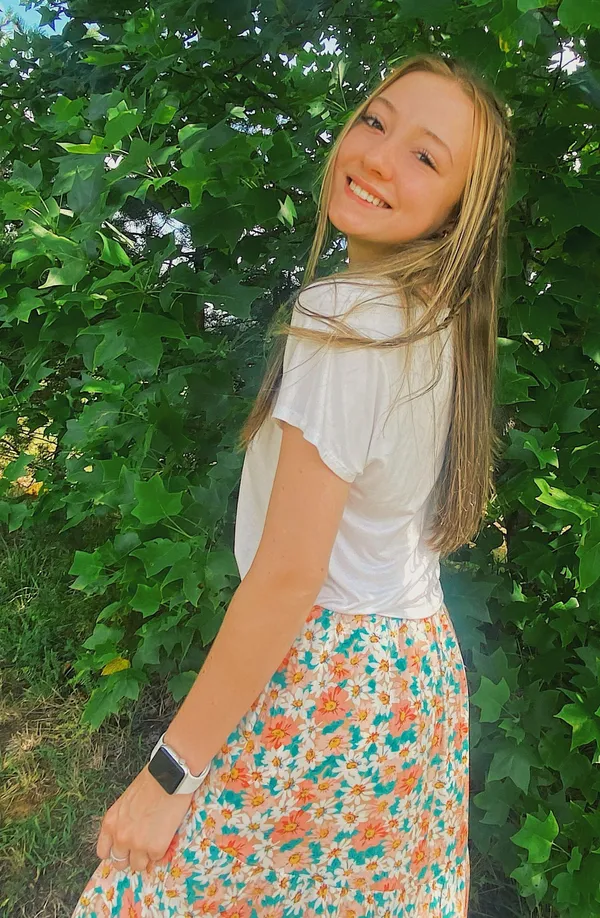 Floral High Waisted Skirt Multi - Image 3