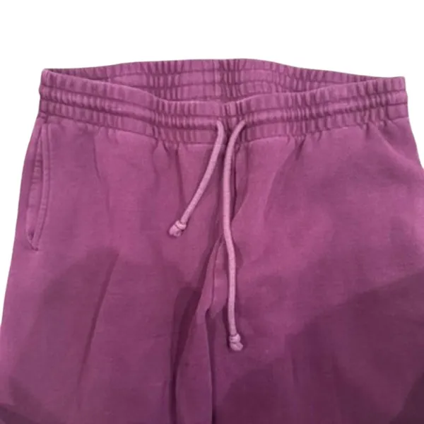 Aritzia TNA Cozy Fleece Perfect Sweatpant in Purple, Size XL - Image 2