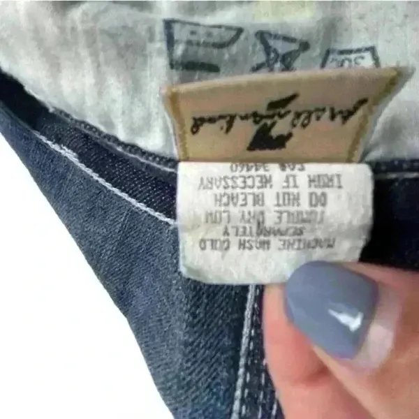 7 For All Mankind Women's Bootcut‎ Jeans Size 28 Dark Blue Stretch Denim - Image 7