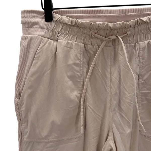 Lululemon Beyond The Studio‎ Jogger Pants Size 12 Feather Pink Athletic Lounge - Image 3
