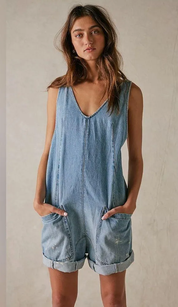 NEW WeThe Free High Roller Shortall In Bright Eyes Sold Out On Free People - Image 6