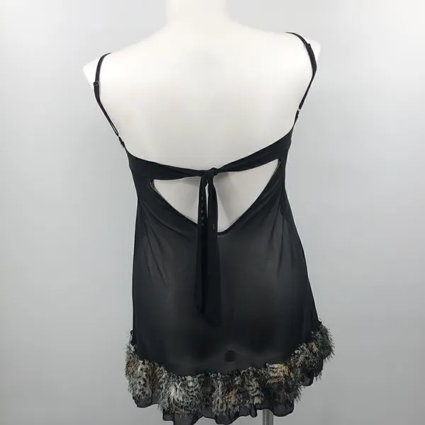 Black animal print lingerie - Image 7