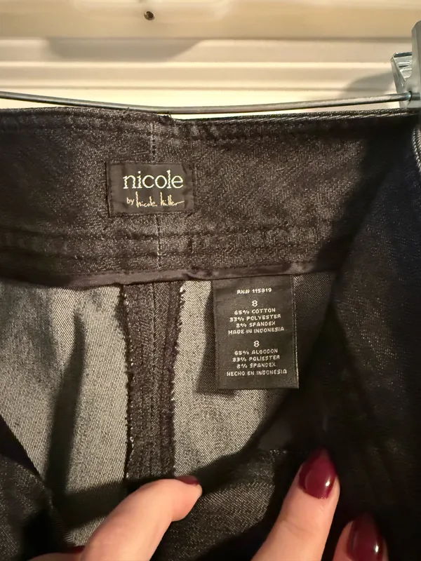 Nicole Miller Pants Wide-Leg Capri - Image 2