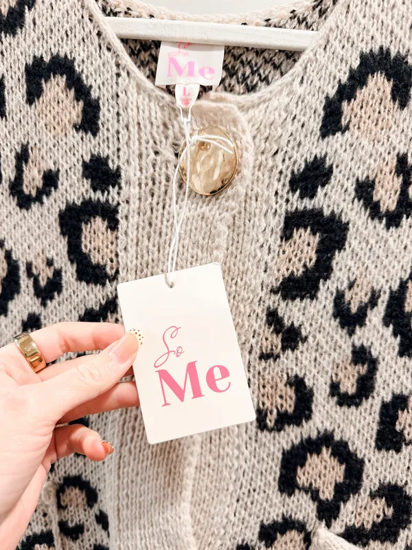 These Three Boutique Leopard sweater vest - Image 3