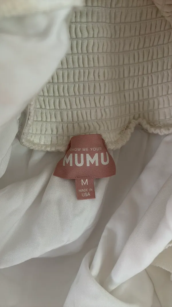 White Dress Show Me Your Mumu Mini - Image 2
