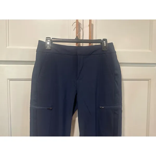 Athleta Wander Hybrid Pant Navy Blue Tapered Cargo Hiking Travel Womens 10 Tall - Image 3