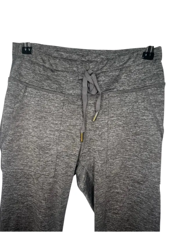 Offline By Aerie Dark Grey Jogger Style Activewear Drawstring Lounge Pants - Image 2